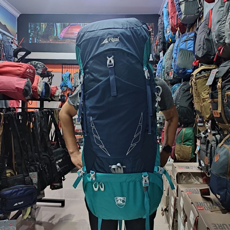 Carrier Rei Mandala 70L+Raincover Original 100%