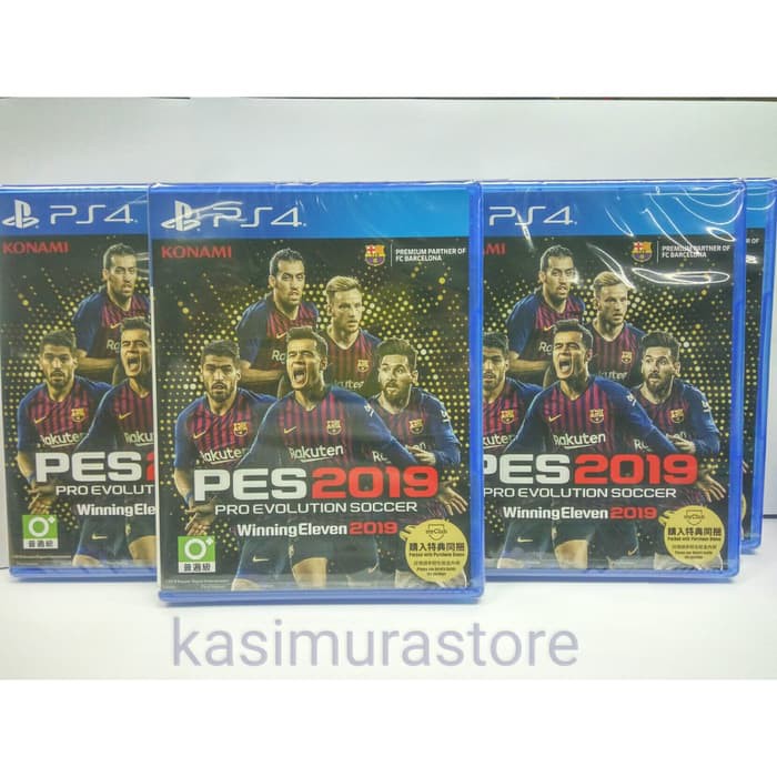 BD GAME PS4 PES 2019 REG 3 ORIGINAL