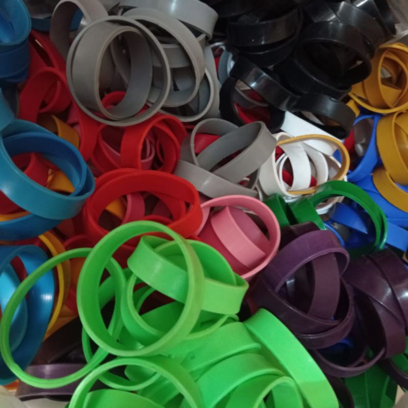 gelang karet polos varian warna#gresser_cartinhy