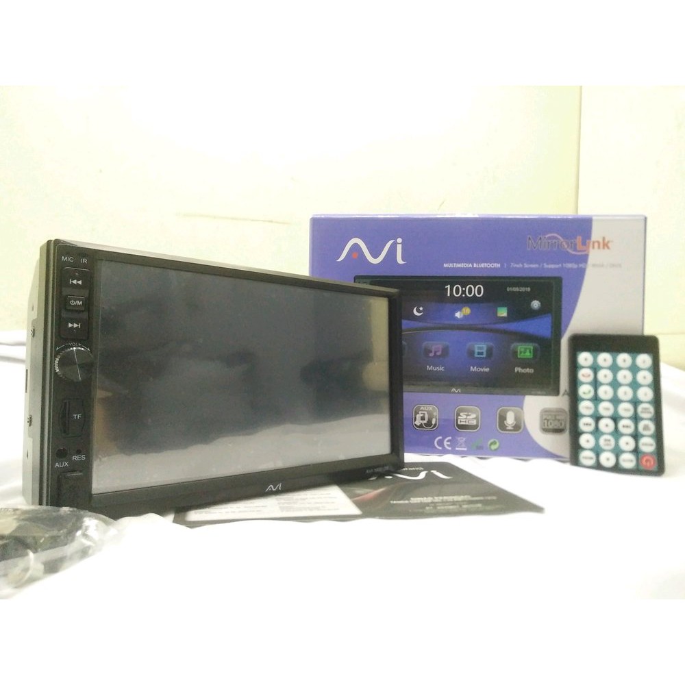 Car Audio Mobil Double Din 2din 2 Din 7 inch Touch Screen AVI-1600DS AVI Mirror Link MP3 MP4 MKV
