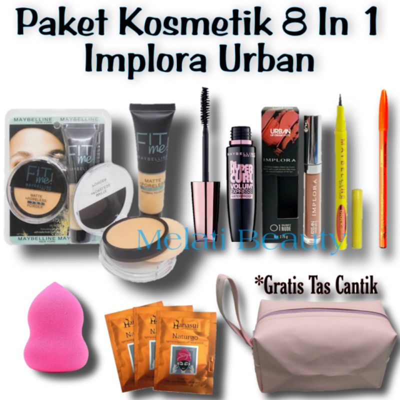 Paket Kosmetik 8 In1 Implora Urban / Paket Kosmetik / Implora Urban