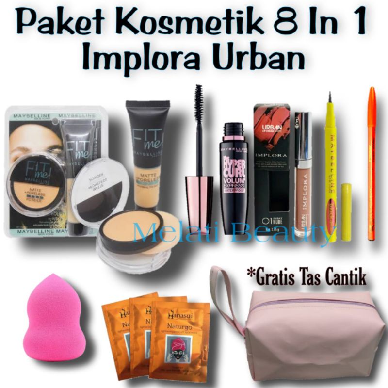 Paket Kosmetik 8 In1 Implora Urban / Paket Kosmetik / Implora Urban