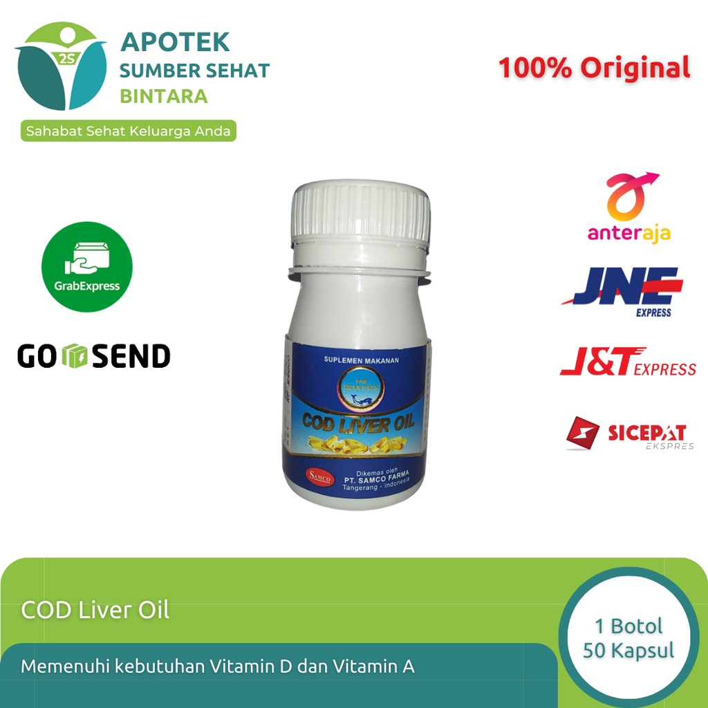 COD Liver Oil 50 Kapsul