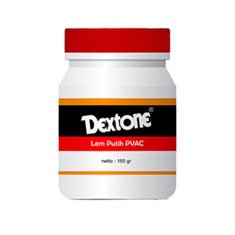 

Dextone Lem Putih PVAC - 150 Gram - Lem Kayu Kertas - Non Toxic