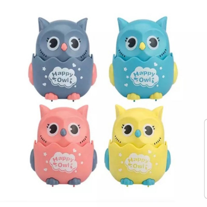 Mainan Happy Owl / Mainan Anak / Karakter Burung Hantu / Mainan Bisa Jalan