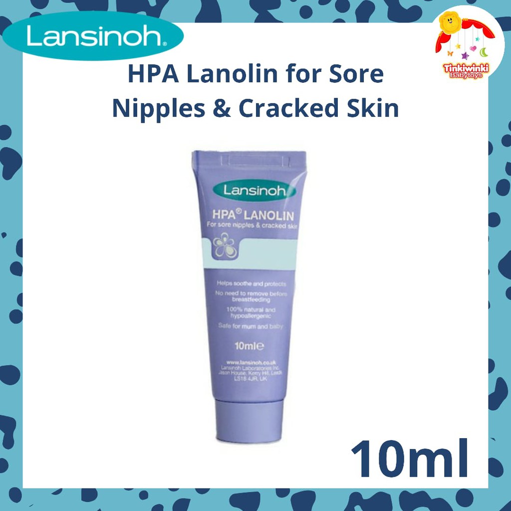 LANSINOH HPA Lanolin for Sore Nipples &amp; Cracked Skin 10ml