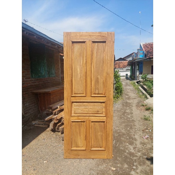 pintu kamar jati