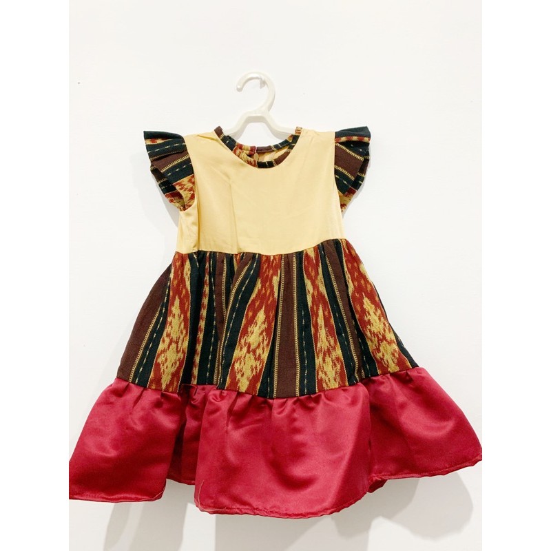 dress anak motif etnik