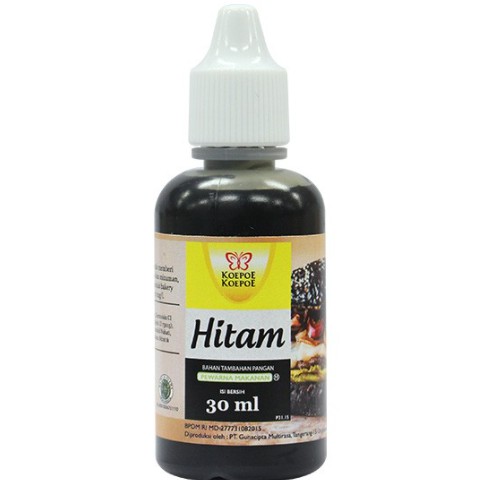 

Koepoe Koepoe Pewarna Makanan Hitam 30ml