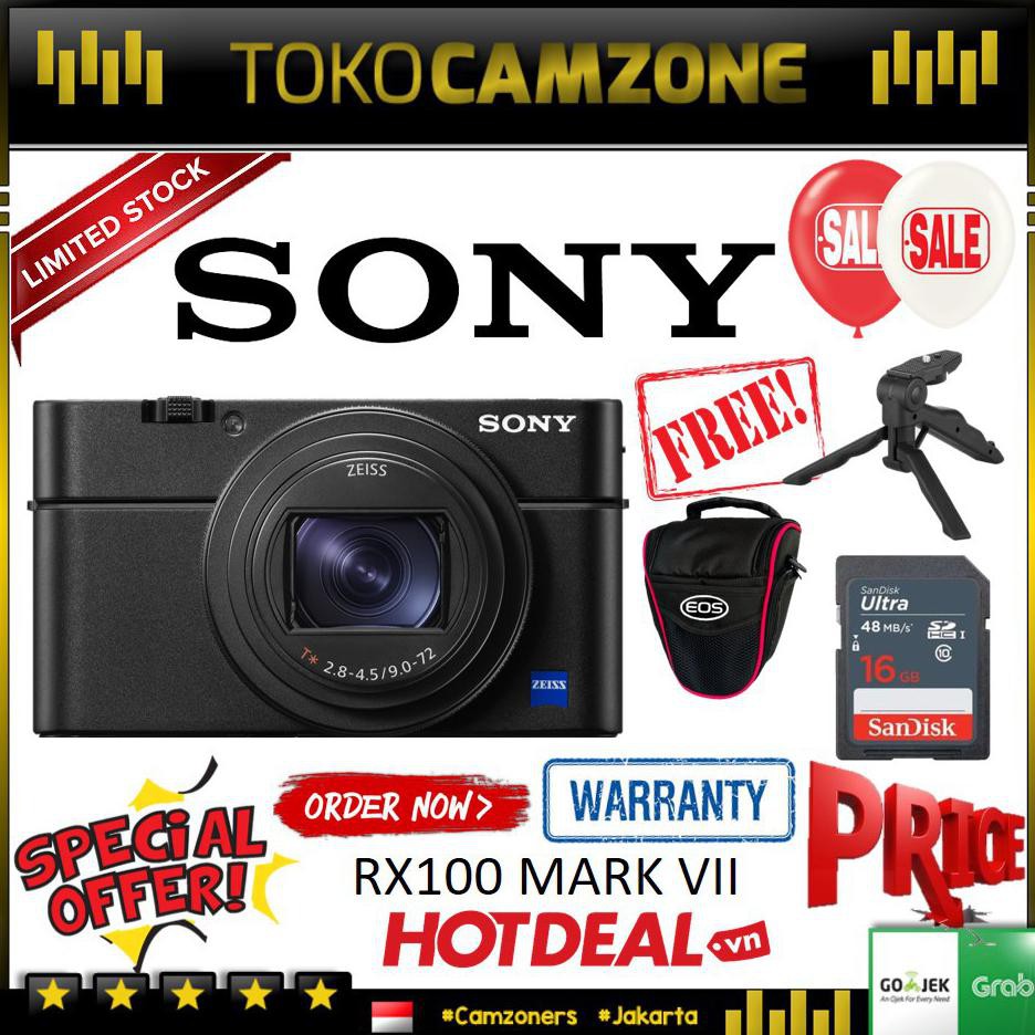 DISKON SONY Cyber-shot DSC RX100 VII Digital Kamera Special Paket Murah 3