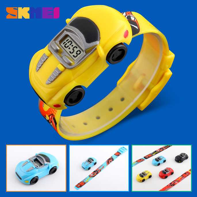 IDN - SKMEI Jam Tangan LED Anak - Anak Bentuk Mobil - DG1241