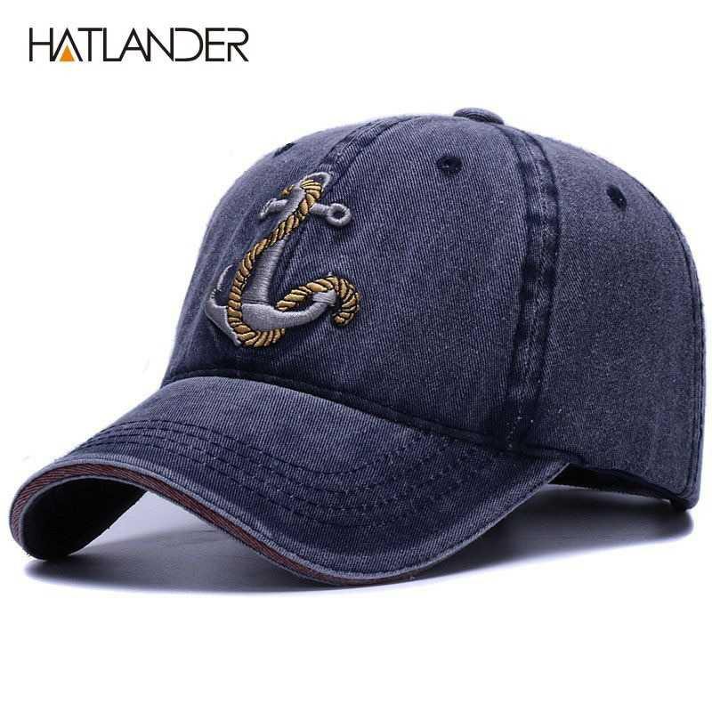 HATLANDER Topi Baseball Cap Hat 3D Embroidery - SU-SBC5006 [Biru Navy]