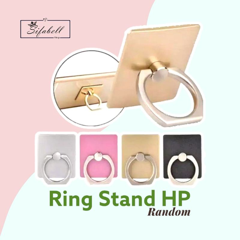 Ring Stand POLOS IRing Warna Holder Cincin HP