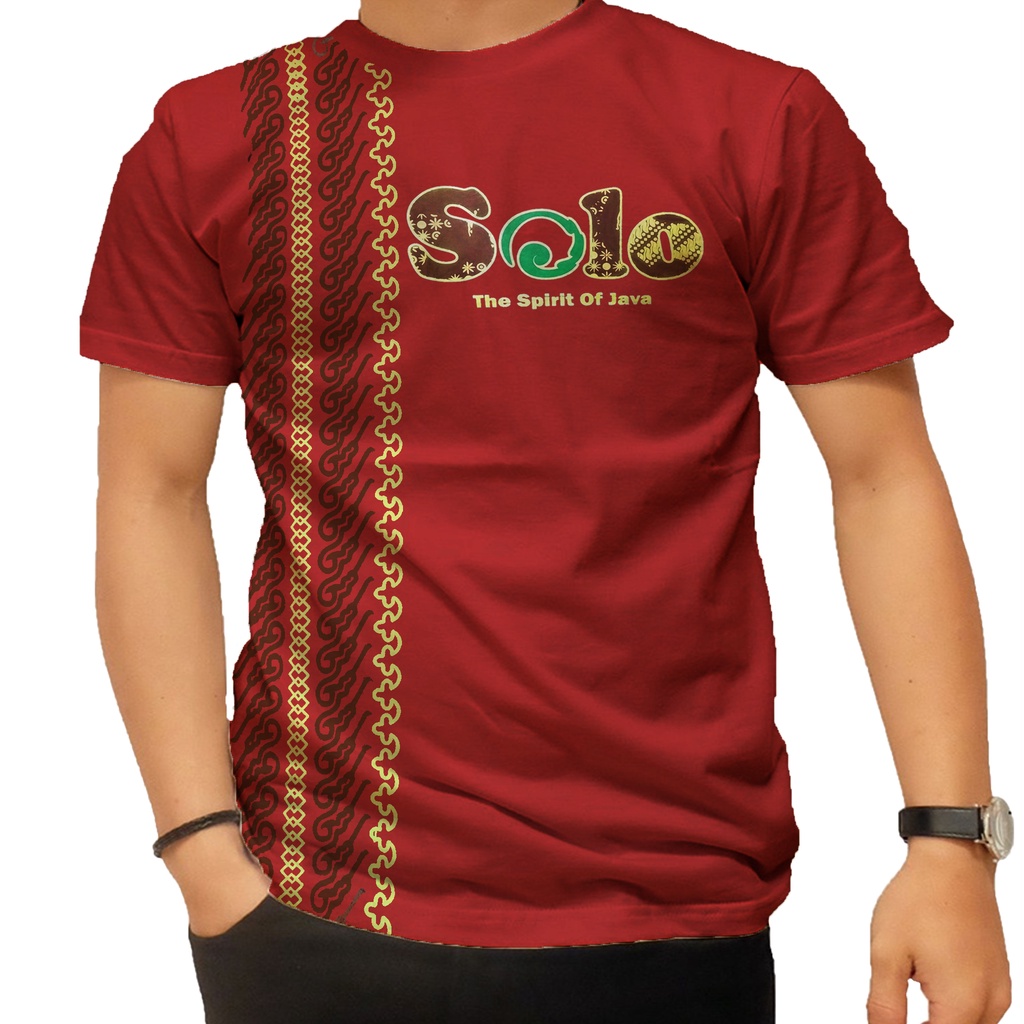 Kaos batik murah grosir solo | oblong | kaos wisata | kaos oleh2 | kaos polos | solo hijau