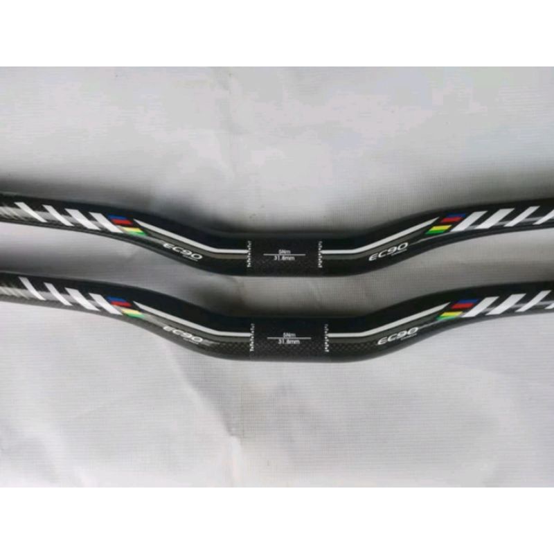 EC90 Handlebar Full Carbon Size 31.8mm Panjang 720mm Handlebar Carbon Setang Sepeda