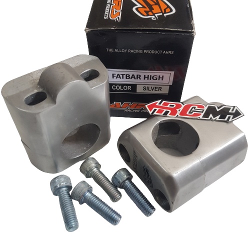 RAISER RISER RAIZER RIZER PENINGGI SETANG STANG FATBAR HIGH ALLOY  WARNA SILVER PERAK ORI ORIGINAL AHRS ASLI