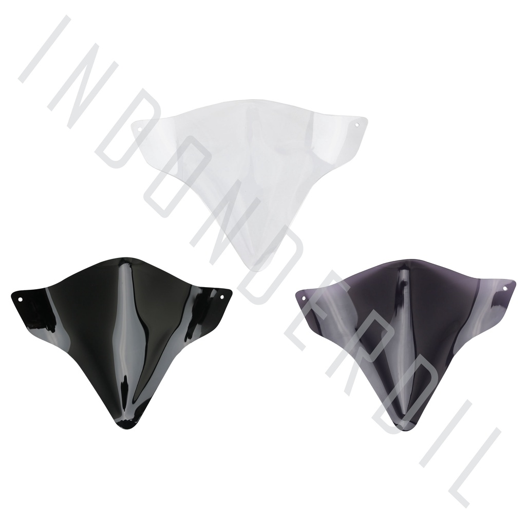 Visor-Windshield-Winsil-Winshild-Wind Shield-Sil-Shild Beat FI eSP-Street 2016-2019 Hitam-Bening-Riben-Ribben