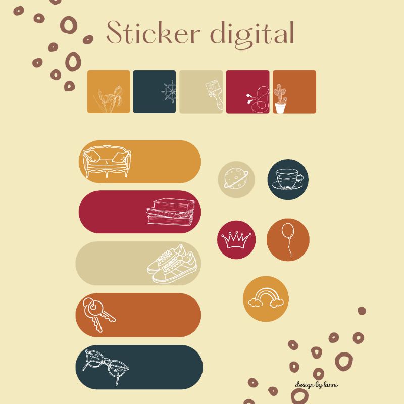 

Digital Stickers/ digital product/ digital planner CLASSIC SERIES