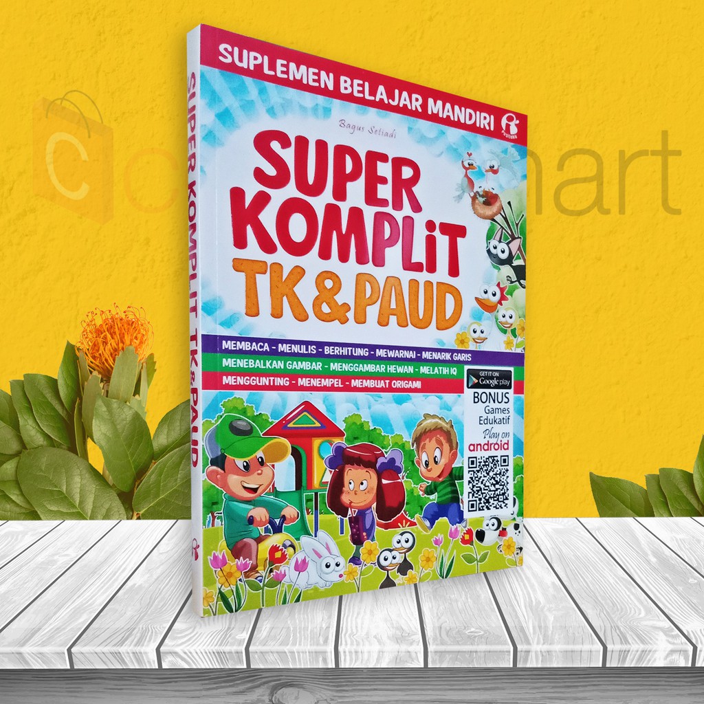  BUKU  ANAK  SUPER KOMPLIT TK  PAUD MEMBACA MENULIS BERHITUNG  