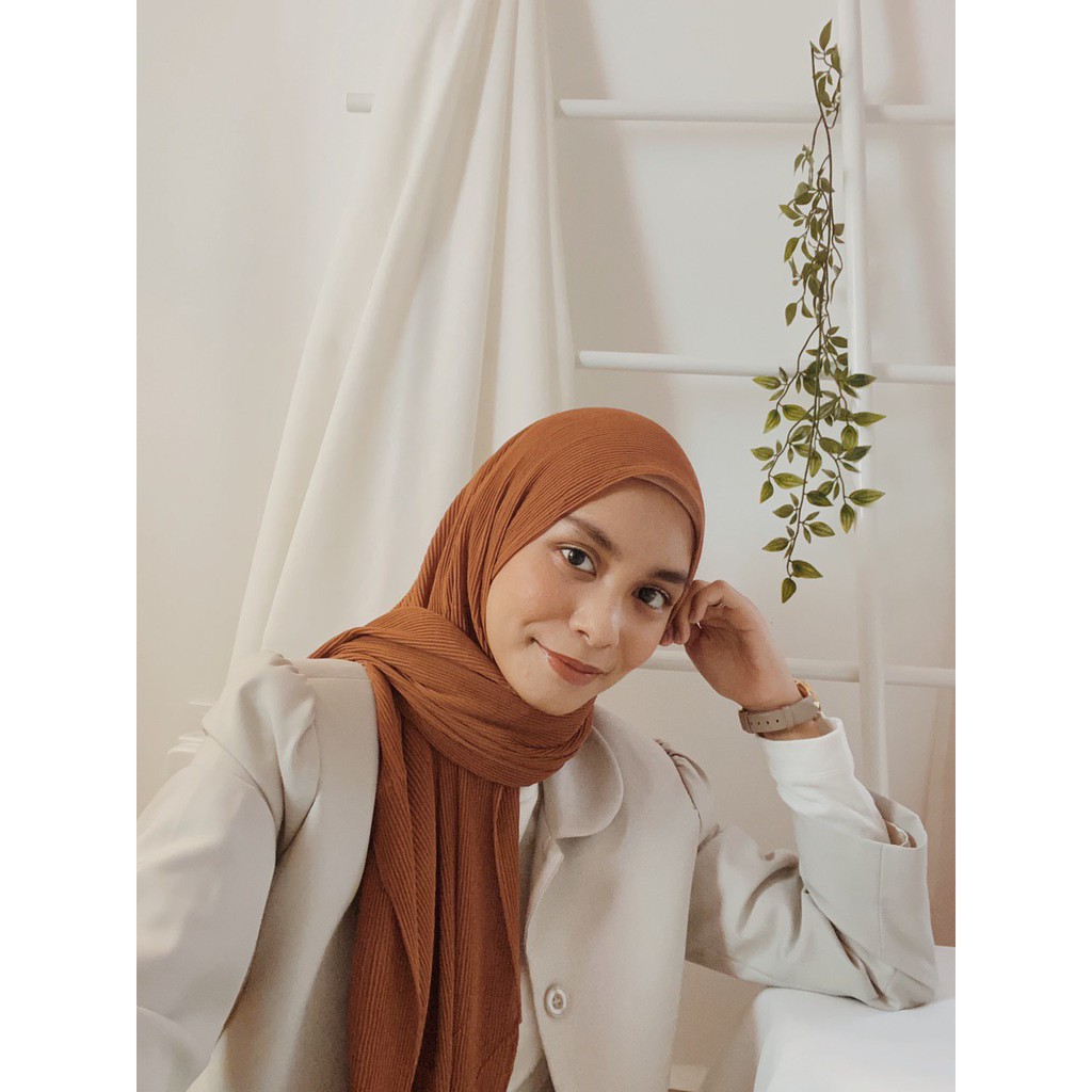 Grosir (SSC) Pleated Shawl Malaysia Premium Termurah