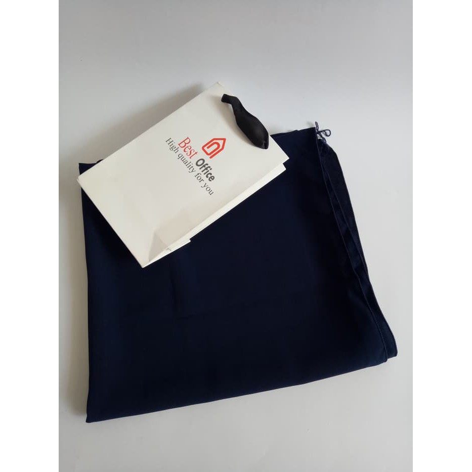 Hijab Square / Hijab segiempat Polos Biru dongker Best Office