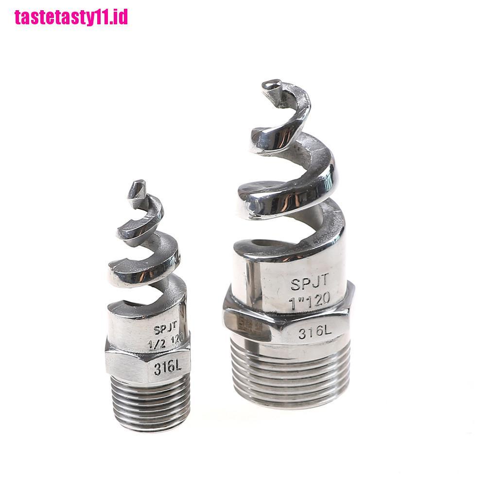 1 / 2 &quot;1&quot; nozzle Semprot Atomisasi Bentuk spiral Bahan Stainless steel