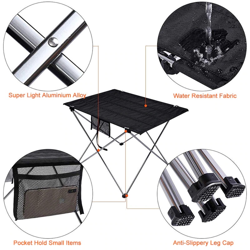 Meja Lipat Piknik Foldable Portable Ultralight Table 56.5 x 40.5 x 41 cm