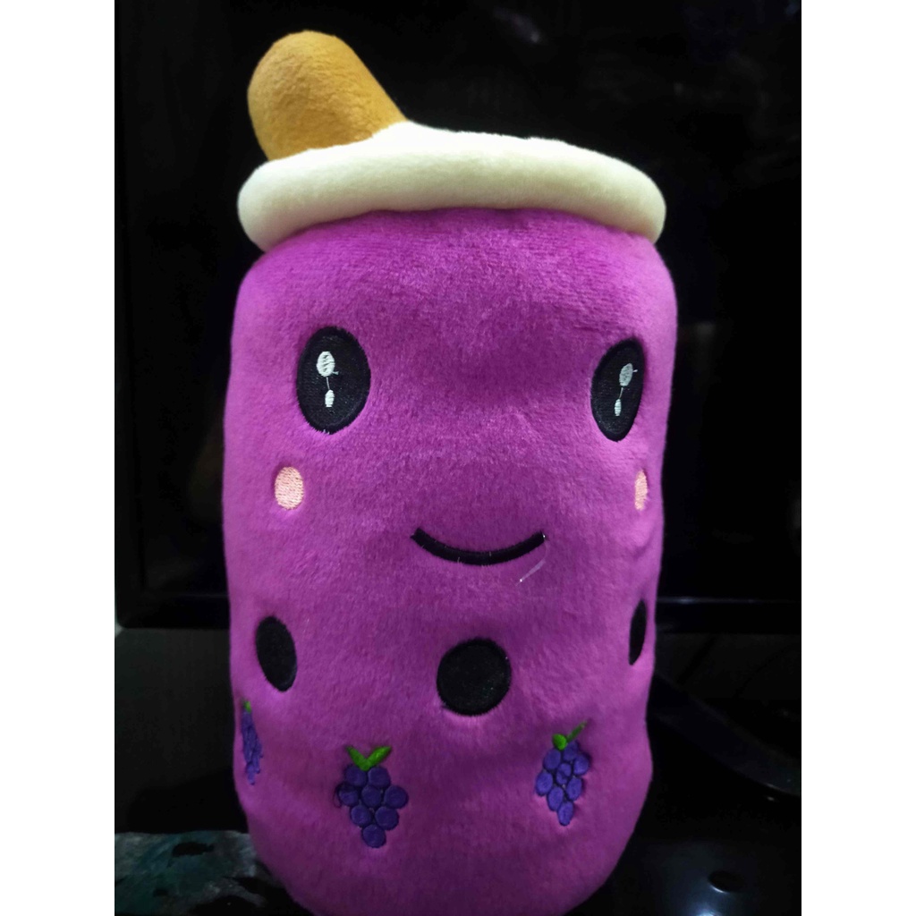 Boneka Boba Cangkir Milk Tea Bahan Yelvo Tinggi 30cm Berlabel SNI