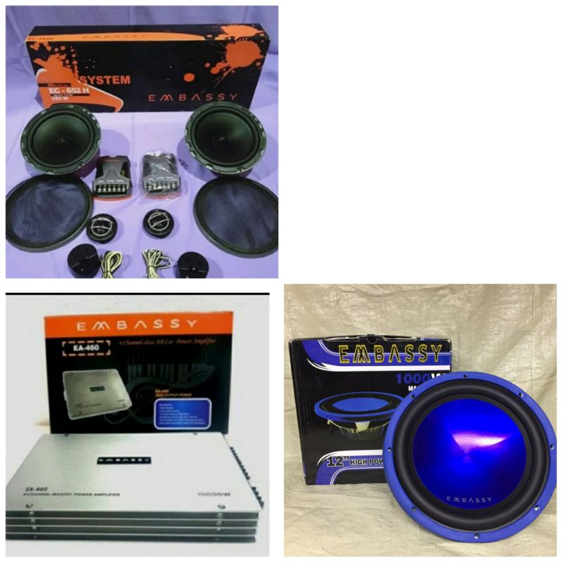 paket audio mobil embassy