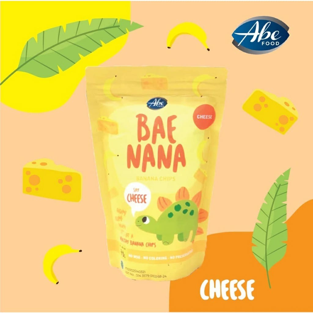 Abe Food Bae Nana 70gr Banana Chips Choco - Cemilan Anak