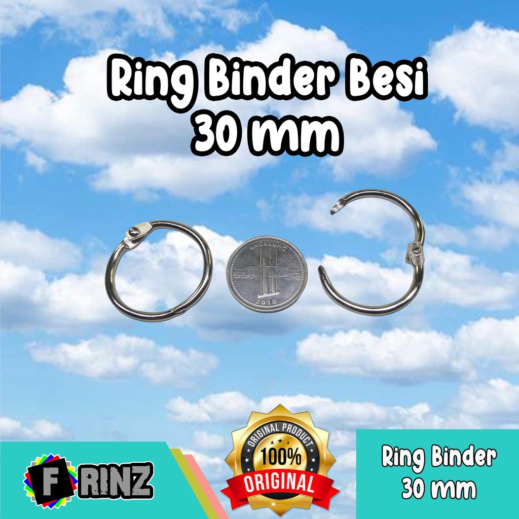 

ATK ~ Ring Binder Besi 30 mm / Ring Mekanik Buka Tutup