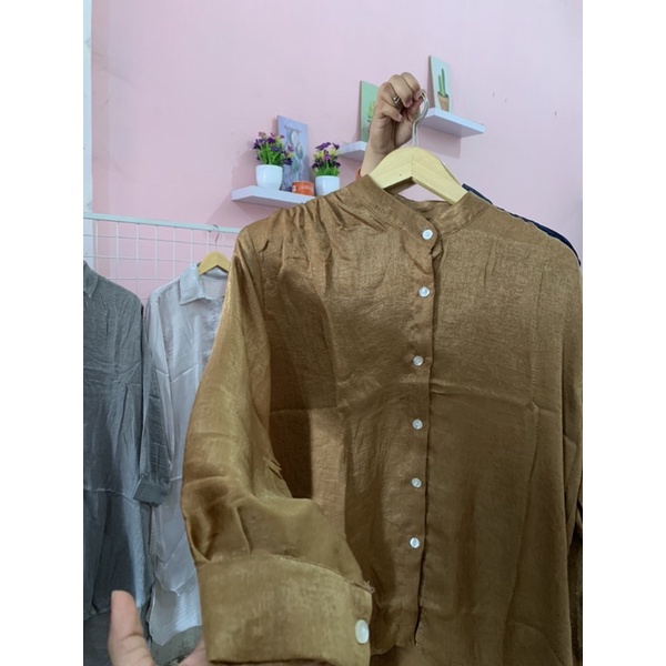 KEMEJA SILK SP