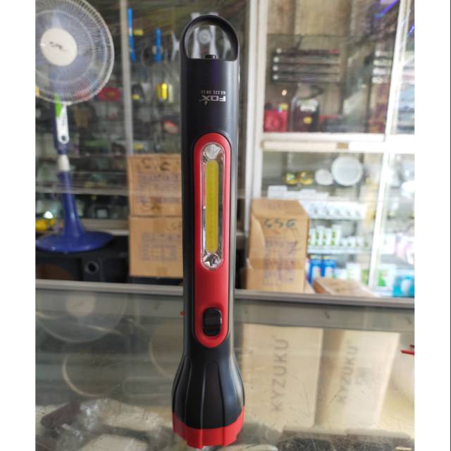 Senter Cas LED FOX GE121 - Senter tangan 2 Sisi
