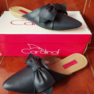  CARDINAL  sz 37 Sepatu  Flatshoes Model  Pita Hitam Kasual 