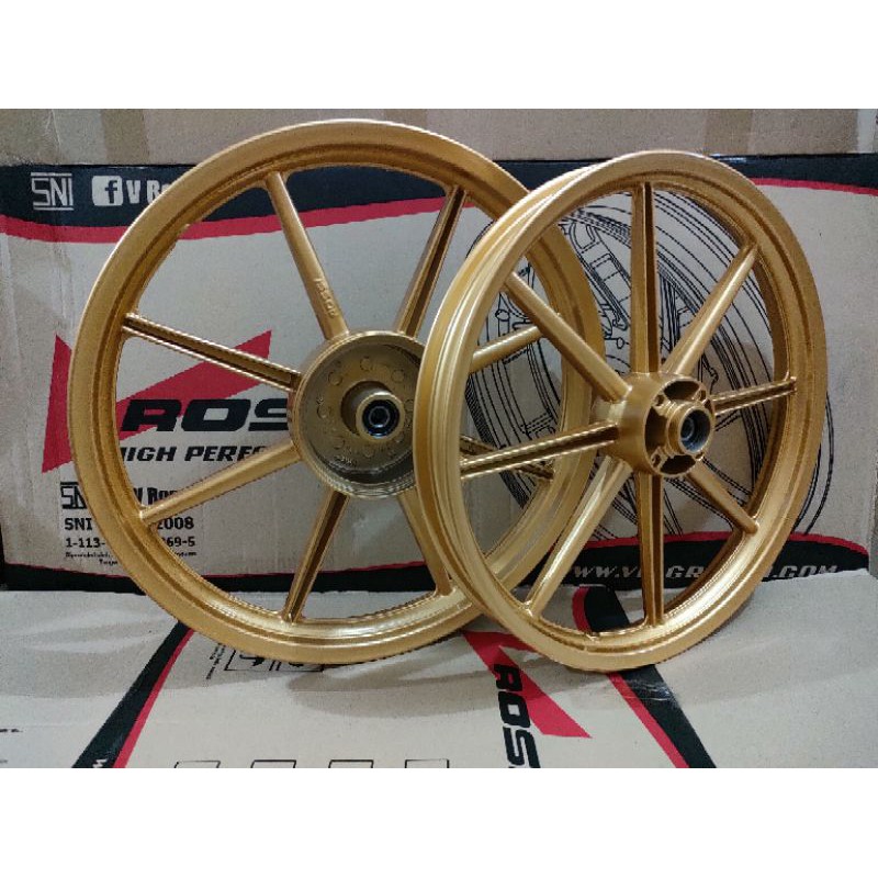 VELG RACING VROSSI RX-KING DEPAN BELAKANG PALANG 8 17-17