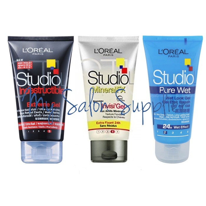 My Salon - Loreal Studio Gel Rambut 150ml