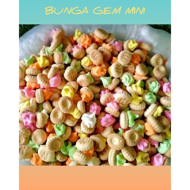 

⛔ TO SERBA ANUGERAH ⛔ \\ BUNGA GEM MINI / MINI GEM / PLEKENIK MINI / SNACK KILOAN