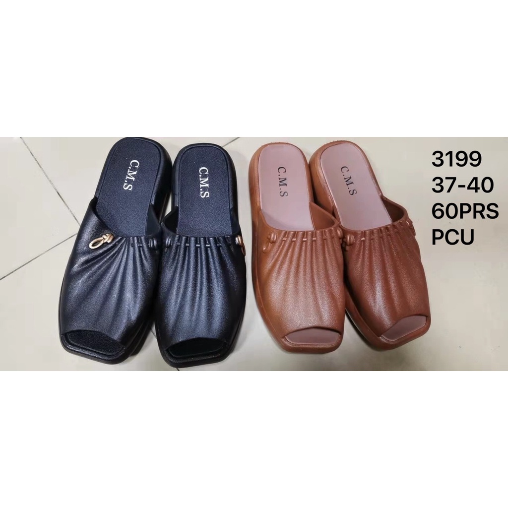 Sandal Hak Wedges Wanita EVITA Jelly Import 3199