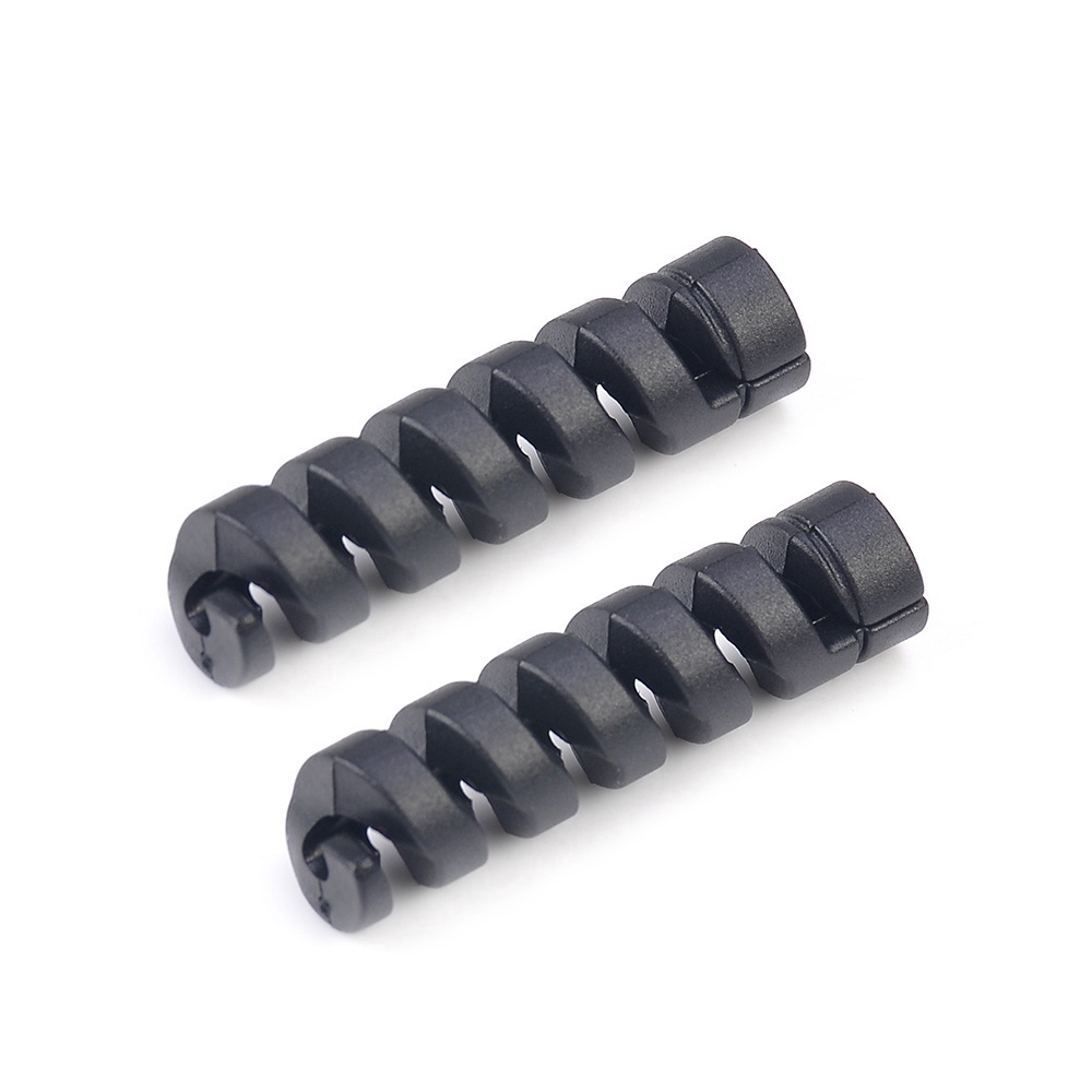 【TERSEDIA &amp; COD】1 Pair dari Kabel Data Pelindung Set Anti-Break, Lucu Spiral Telepon Pengisian Kabel Penutup Perlindungan Data # 261141322
