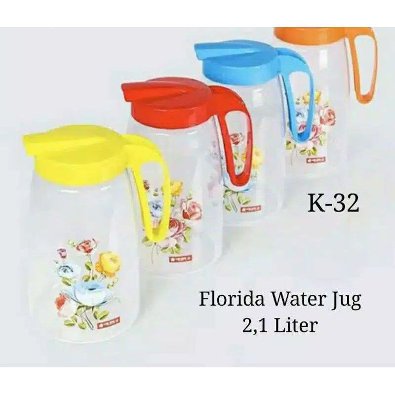 FLORIDA WATER JUG LION STAR PLASTIK