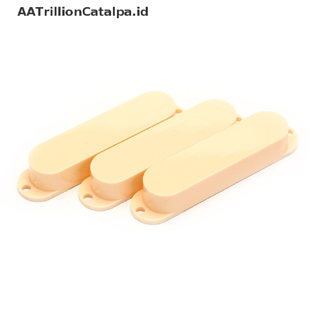 Aatrillioncatalpa 3pcs Cover Pickup Single Coil Bahan Plastik Untuk Gitar Elektrik