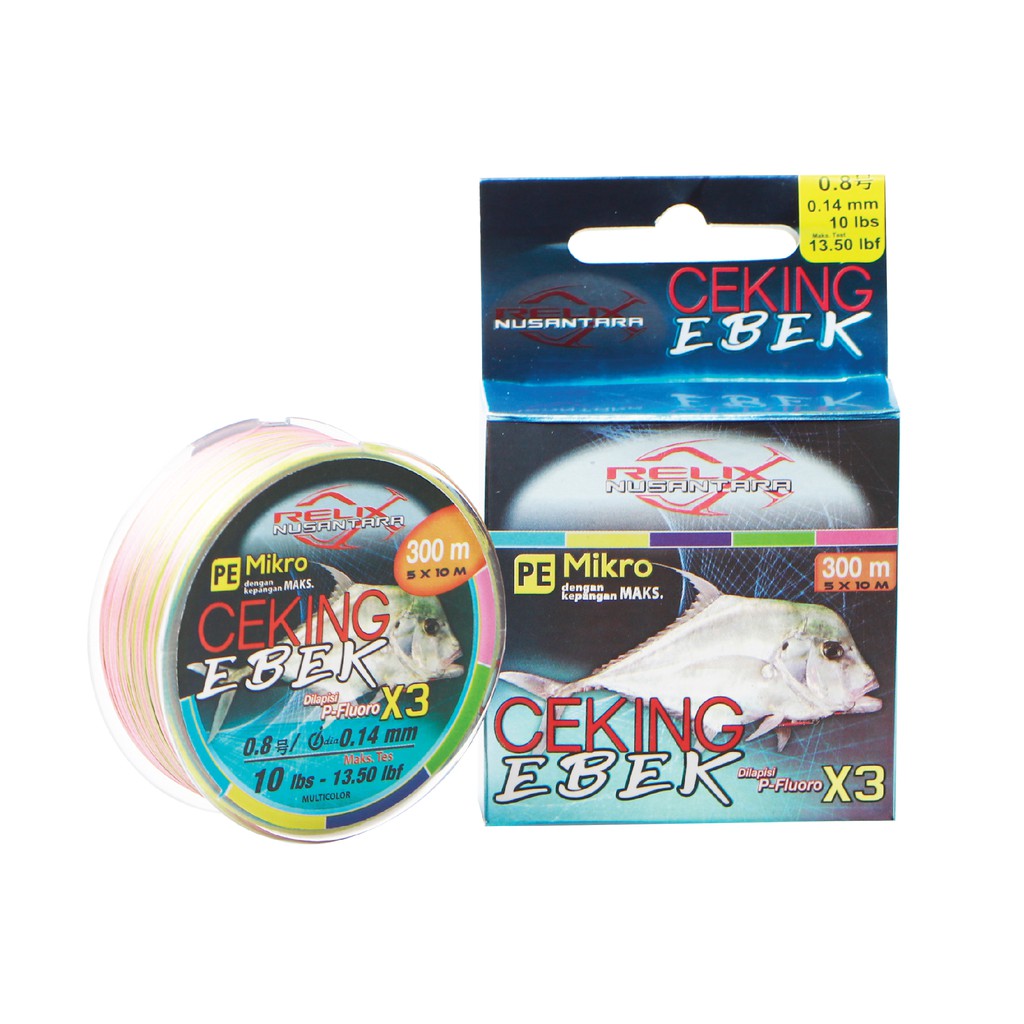 Senar Ultralight Braided PE X3 CEKING EBEK by Relix Nusantara