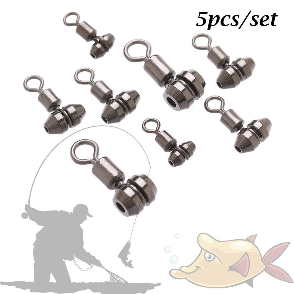 SUYO 5pcs/lot Memancing Rolling Putar Konektor Panas Tahan Lama Kualitas Tinggi Solid Rings