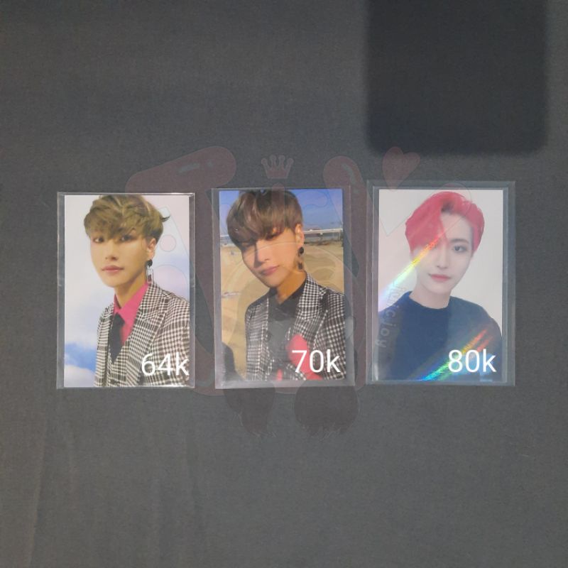 PC Photocard Ateez Seonghwa Fever Part 3 Z Limited Ver Holo Makestar