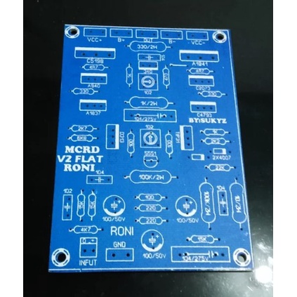 Jual Pcb Power Amplifier Mcrd V Flat Bahan Fiber Shopee Indonesia