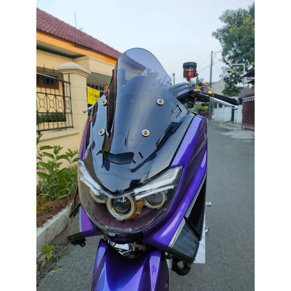 VISOR/WINDSHIEL NMAX OLD TDR V3 SIRIP KACA DEPAN NMAX OLD TDR V3 SIRIP