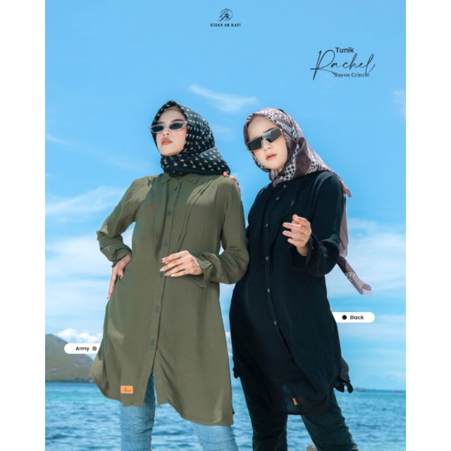 RACHEL TUNIK//ARRAFI HIJAB//TUNIK ARRAFI//TUNIK TERBARU//TERLARIS//COD
