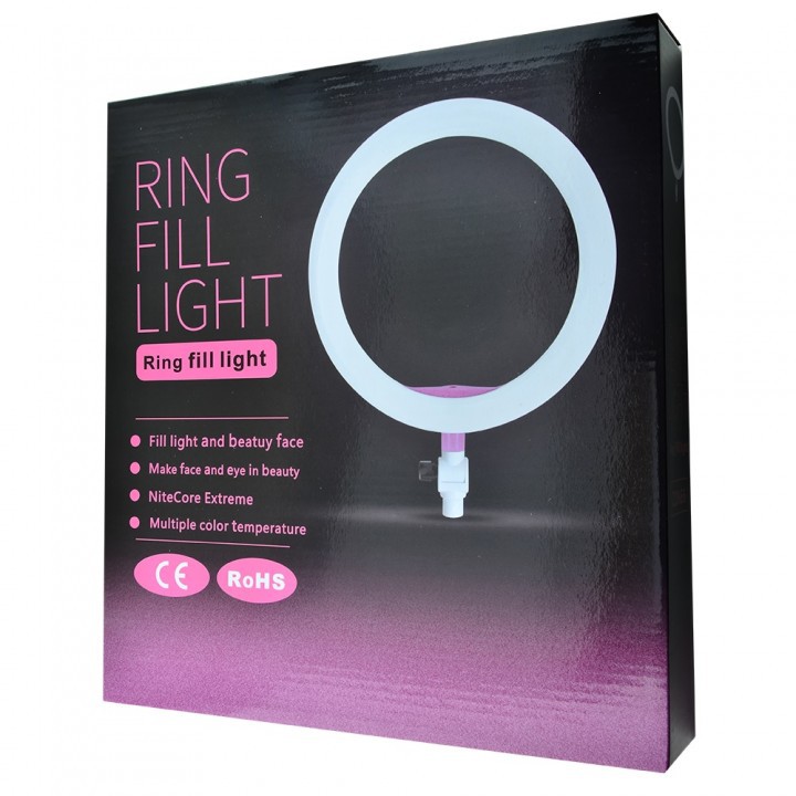 RING LED FILL LIGHT STUDIO FOTO WITH TRIPOD PHONE HOLDER 26 in