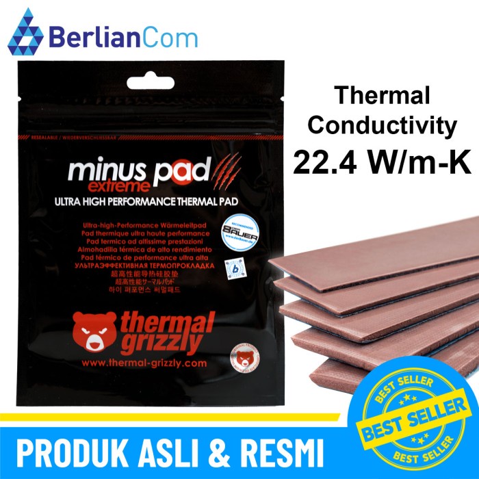 Thermal Grizzly Minus Pad Extreme Performance Thermal Pad 120x20x1.5mm