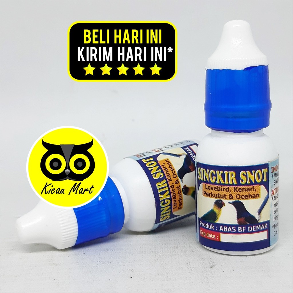 OBAT BURUNG LOVEBIRD MURAI KENARI KACER SINGKIR SNOT MATA GATAL BERAIR TIDAK NAFSU MAKAN SINGKIRS